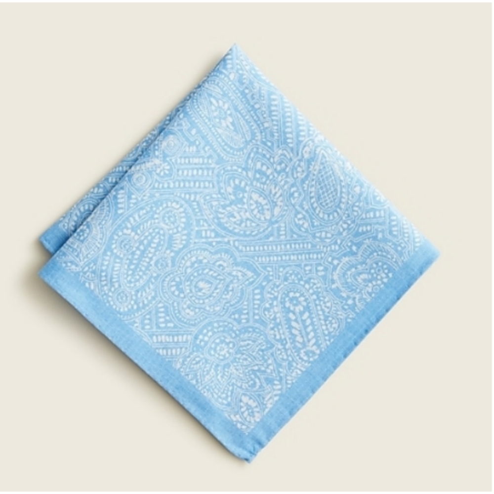 23. J.Crew Italian cotton pocket square
